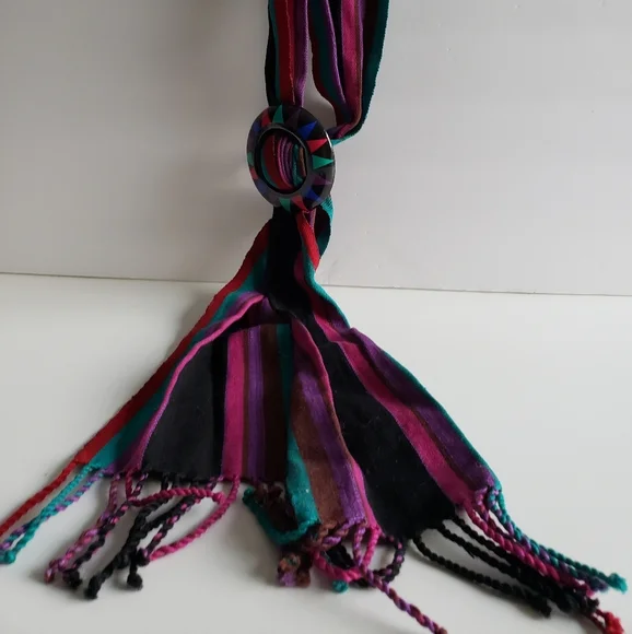 Boho Fabric Belt - Picture 6 of 7